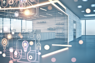 =Imagem ilustrativa sobre a transformação da construção com robôs