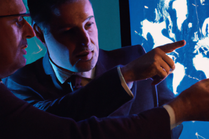 =Ilustração sobre notícias financeiras corporativas.