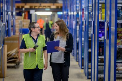 =Imagem ilustrativa sobre automação e inteligência artificial em logística.