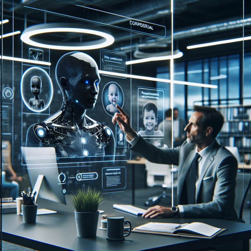 =Imagem de uma criança e uma simulação de seu futuro com inteligência artificial.