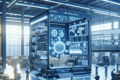 =Ilustração representativa de notícias financeiras e de mercado em tecnologia.