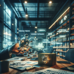 =Ilustração representativa de notícias financeiras sobre desempenho de empresas.