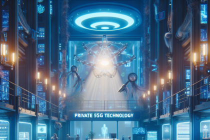 =Logo da AFP destacando a inovação em conectividade 5G.