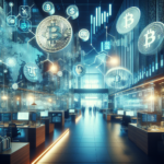 =Imagem ilustrativa da queda no mercado de criptoativos mostrando gráficos e tendências.